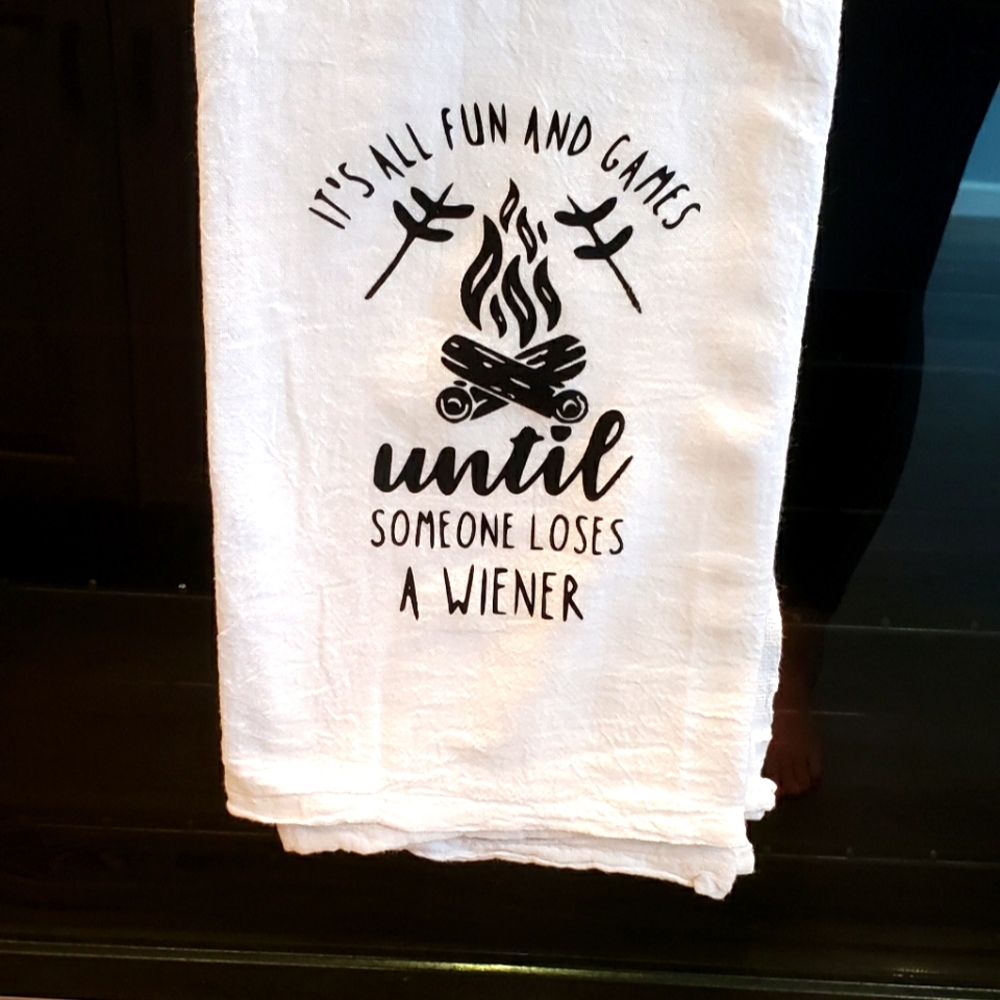 Camping flour sack towel